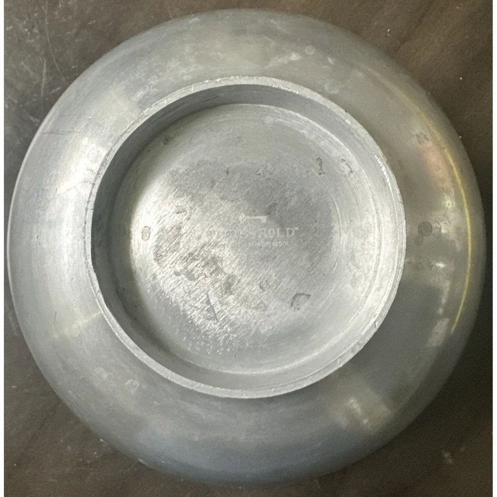 Threshold Silver Toned Beaded Serving Bowl Medium Rustic Heavy Made in India